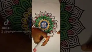 Mandala Coloring Page #drawing #artist #illustration #colouring #art #viralvideo #coloring