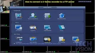 TUTORIAL - How to connect a E-Series recorder to a FTP server
