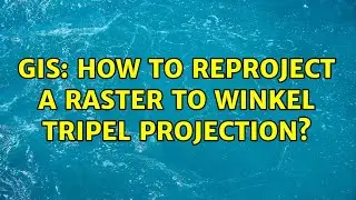 GIS: How to reproject a raster to Winkel Tripel projection?