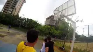 Basquete 2x2 no parque Ramiro Ruediger - GoPro Head Strap