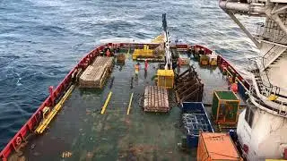 Mattress recovery and deck handling using UTROV&reg; coupled to MRT (time-lapse video)