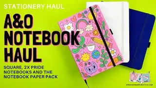 REVIEW | @ArcherandOlive Stationery Haul - Pride notebooks, Square Notebook and Notepad!