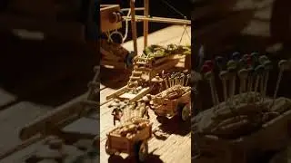 Tiny Farmers Harvest Giant Rice Grains &ndash; Teamwork in Miniature World  #foryou #food #love #tinyworld