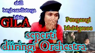 Egois, Ressa jeneponto nyanyi di iringi oleh keyboardist skill 