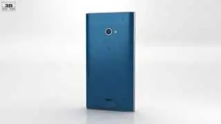 Sharp Aquos Crystal 2 Blue 3D model by 3DModels.org