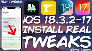 iOS 17 - 18.3.2 JAILBREAK All Devices News: DirtyZERO Update RELEASED! New TWEAKS Without Jailbreak