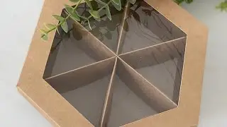 Как собрать коробку шестигранник