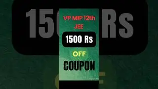 VP MIP JEE  ₹1500 off discount coupon 💥 | PW Offline testseries discount coupon | #shorts #mip