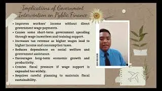GOVERNMENT INTERVENTION ON MINIMUM WAGE POLICY IN MALAYSIA 