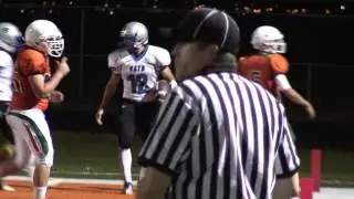 Interception Return for a Touchdown Jacob Lynch Fruita Monument vs Adams City 8:23:2013 football