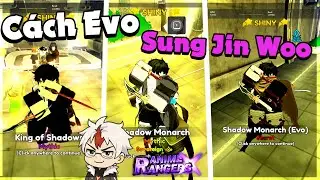 C&aacute;ch EVO SUNG JIN WOO CẰM NHỌN si&ecirc;u mạnh trong Anime Rangers X | LordSeven
