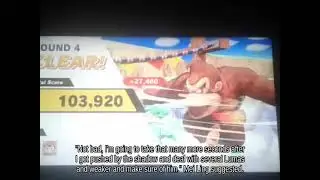 Prat Falling Bayonetta on Green Hill Zone picking up Franklin Badge - SSBM