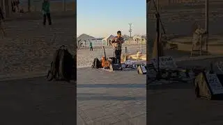 FLUTE PLAYING - TEL AVIV PROMENADE