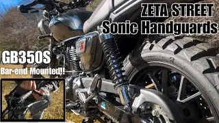 ZETA Street Sonic Handguards : GB350S Scrambler Custom