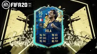 FIFA 20 96 TOTS VELA REVIEW | 96 TEAM OF THE SEASON CARLOS VELA PLAYER REVIEW FIFA 20 ULTIMATE TEAM