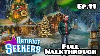 Artifact Seekers Ep.11: Santa's Manor &mdash; Full Walkthrough & All Hidden Objects (FIVE-BN Games)
