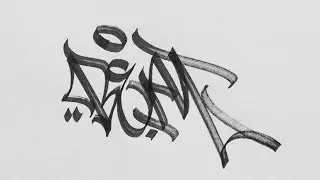 Graffiti Handstyles - Writing the word Beat with different markers