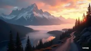 🌄Dreamlike Mountain Escape | AI-Generated Scenery