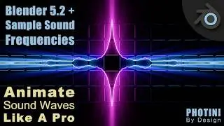 Multi Band Frequency Audio Visualizer - Blender Tutorial