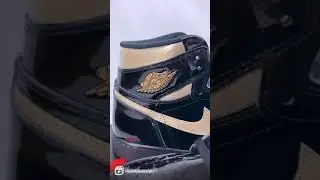 💥WOW💥 Air Jordan 1 Retro High Black Metallic Gold
