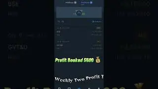 #weeklytwoprofittrade 5600 profit      #nifty #BSE #GVT&D #viralvideo #viralshort #shorts #trending