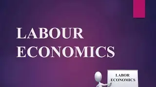 LABOUR ECONOMICS|| कामगार बाजार आणि अर्थव्यवस्था.