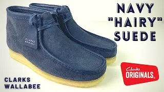 Clarks Originals blue WALLABEE: ON FOOT +  Review Navy 