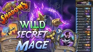 Wild Aluneth Secret Mage Deck | Rise of Shadows | Hearthstone