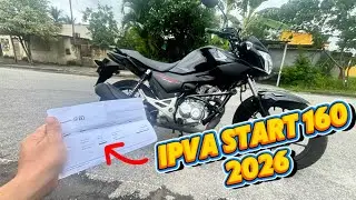 ESSE FOI O VALOR DO IPVA DA START 160 2026 !
