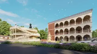 Saurabhanchal Jain Temple Architecture and Interior 3D Walkthrough Animation, New Delhi - India