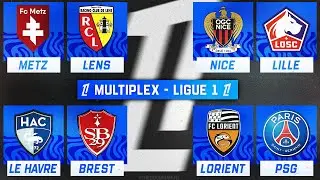 🔴 MULTIPLEX LIGUE 1 EN DIRECT | NICE - LILLE / METZ - LENS / LORIENT - PSG / LE HAVRE - BREST