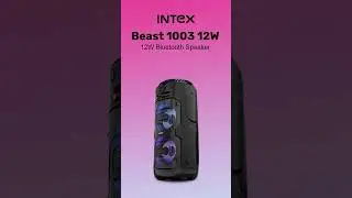 🤩 Intex Beast 1003 12W Bluetooth Speaker 🔊 @IntexTechnologiesLimited #intex #speaker