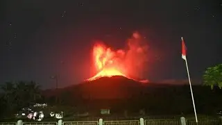Indonesia's Mount Lewotobi Laki Laki erupts again, spewing giant ash plumes miles away