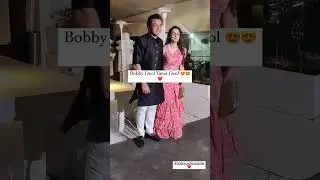 Bobby Deol with wife Tania Deol #couplegoals #cutecouple #bollywood