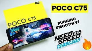 [60FPS] Poco C75: NFS: No Limits Gaming Test on Max Settings 🔥