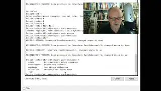 Switchport port-security static mac address