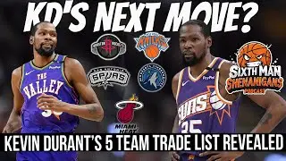Suns & Kevin Durant PLOTTING Blockbuster Move |  KD's Trade List REVEALED