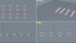Array Rectangular tool using 3D Design - Peak Designer  #rhinoceros #matrix #cad #jwellery #easy