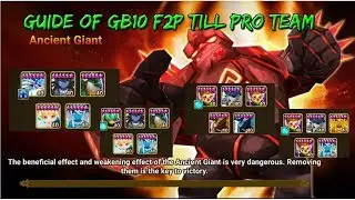 Summoners War : F2P Guide to Beat GIANT B10 (FARMABLE - SEMI FARMABLE - FAST TEAM)