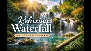 Forest Waterfall at Dawn 🌿| Pure Nature Sounds for Deep Relaxation | Peaceful Hours