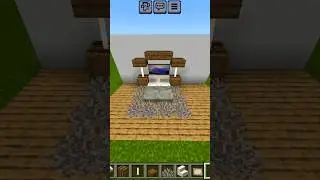 Minecraft: Bed Design Tutorial #minecraft #minecraft_shorts #tutorials #bed_design