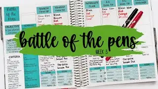 Battle of the Pens // Week 3 // Erin Condren Dual Tip Marker