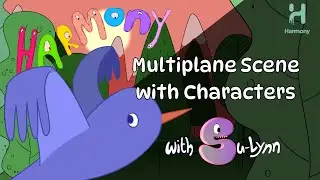 Multiplane Scene with Characters | Toon Boom Harmony Tutorial