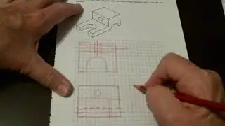 DOBSON DFTG 1305   MULTI VIEW DRAWING SKETCH