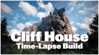 Cliff House | Time-Lapse Build Fantasy Concept Art