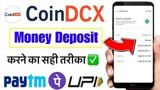 How to Deposit Money in Coindcx | Add Fund/Money in Coindcx | CoinDCX Me Deposit Kaise Kare✌️