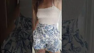 Pattern drafted & sewed myself some linen shorts and I love them 😍
