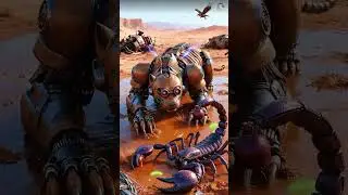 Ai Generated Robotics Animal Fight