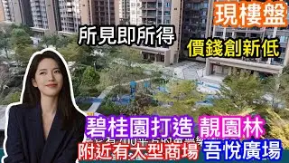 碧桂園打造現樓盤價錢創新低｜所見即所得已入伙屋苑｜大亞灣吾悅廣場及公園上城旁碧桂園城央印象｜入到園林都覺吸引
