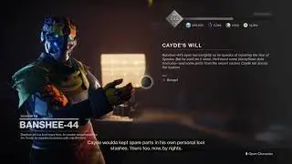 Cayde's Will | Ace is Yours | Forsaken